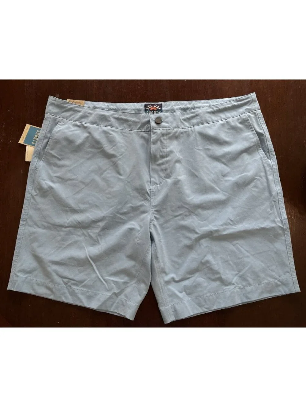 NWT Faherty All Day Shorts Coastal Blue Mens Size 42 Inseam 9” $98